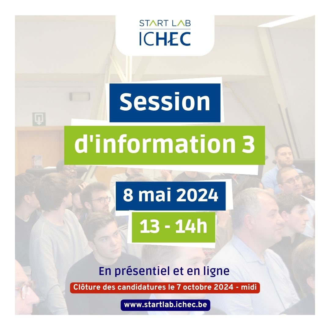 Start Lab ICHEC: Session d’information – 8 mai 2024